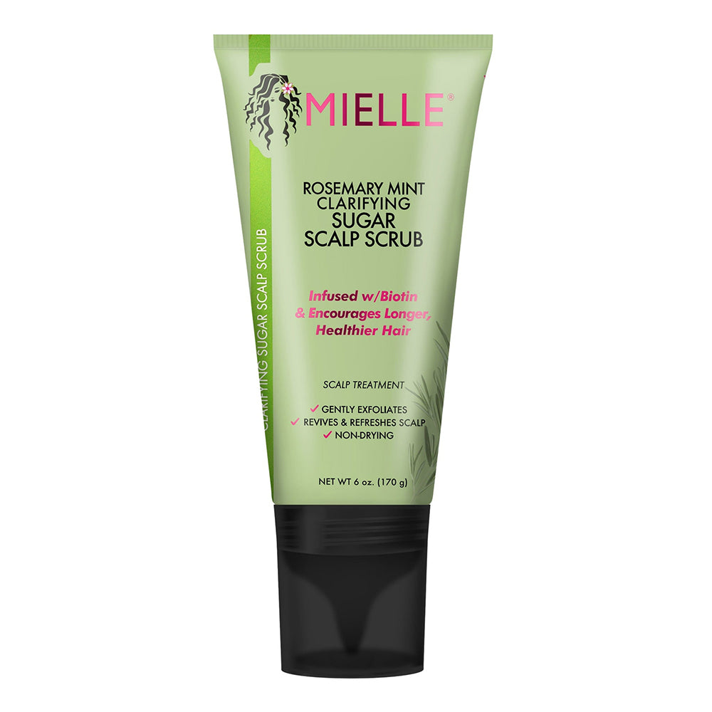 Mielle Rosemary Mint Clarifying Sugar Scalp Scrub Exfoliates for Healthy Hair Growth 6Oz (170g)